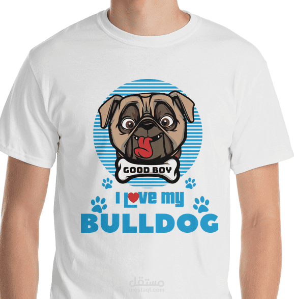 I love My Bulldog T-Shirt