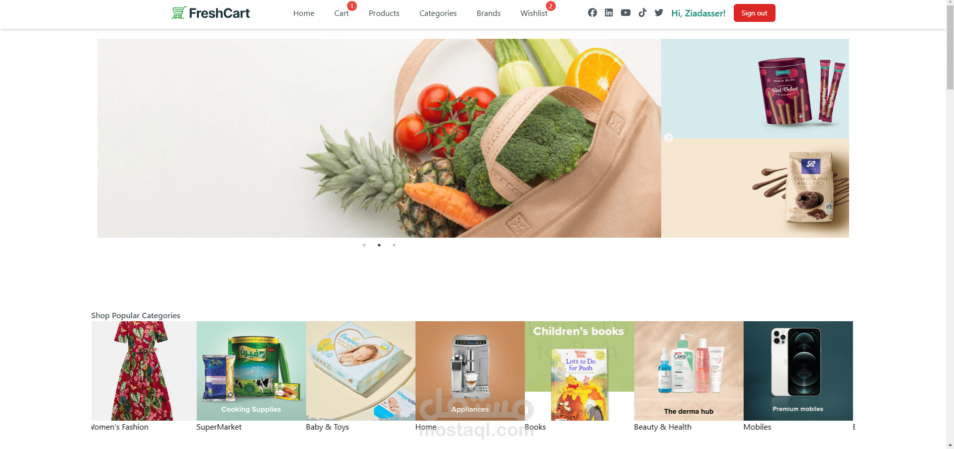 E-Commerce: FreshCart