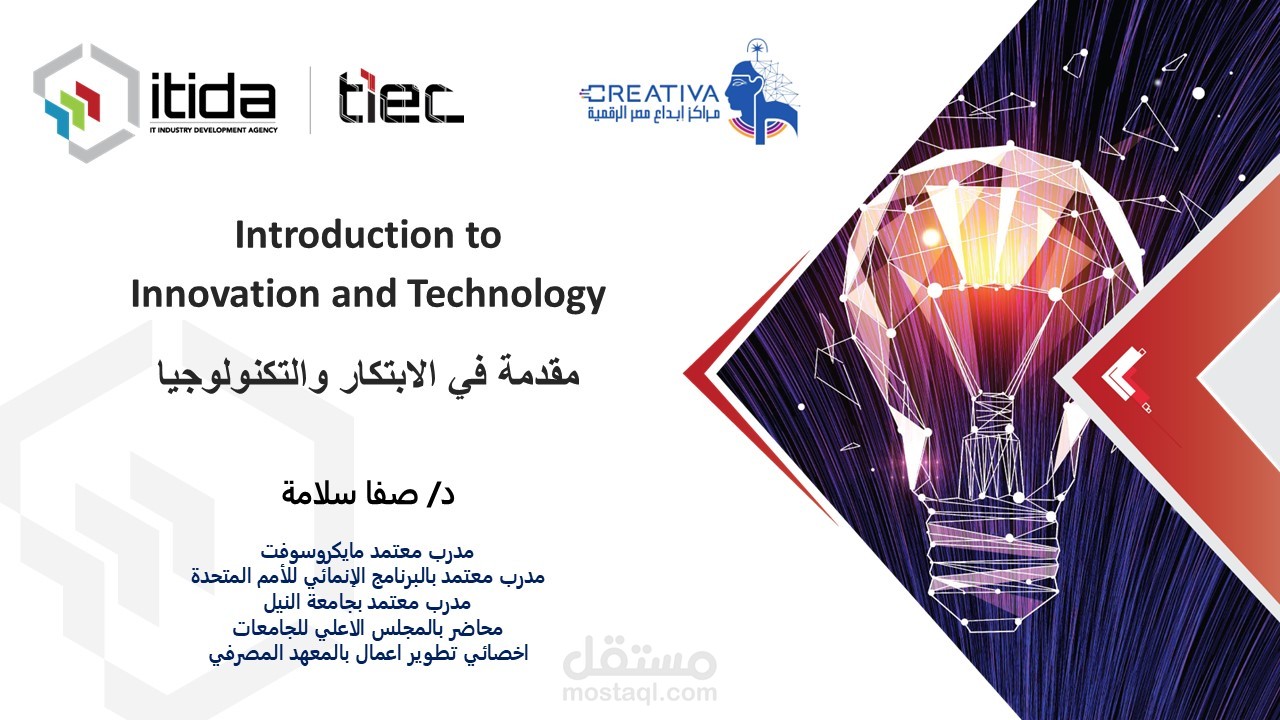 الابتكار وريادة الاعمال