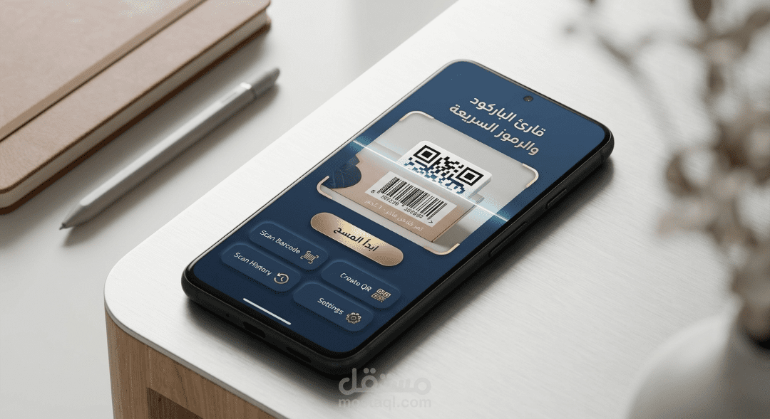 تطبيق "Matrix Scan" - قارئ وصانع الرموز الذكي (QR & Barcode)