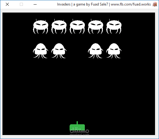 لعبة سريعة - تقليد لعبة Invaders