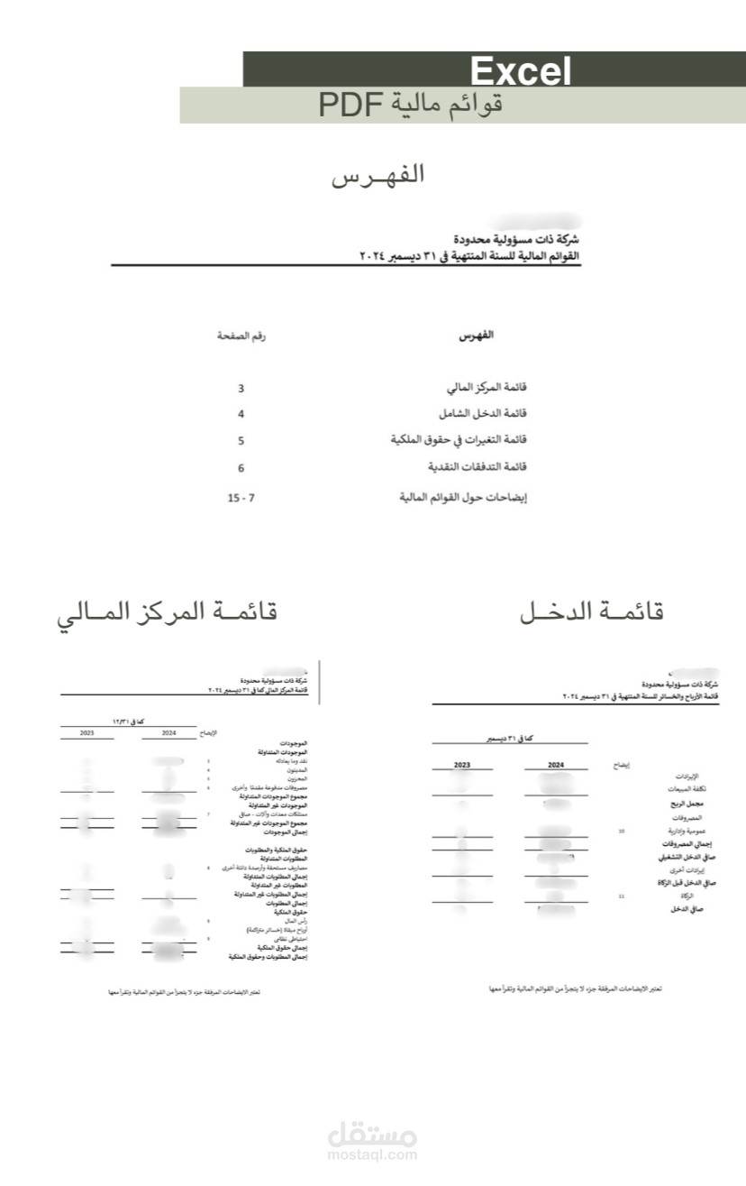 محاسبة ومدقق مالي - شركة استشارات قانونية