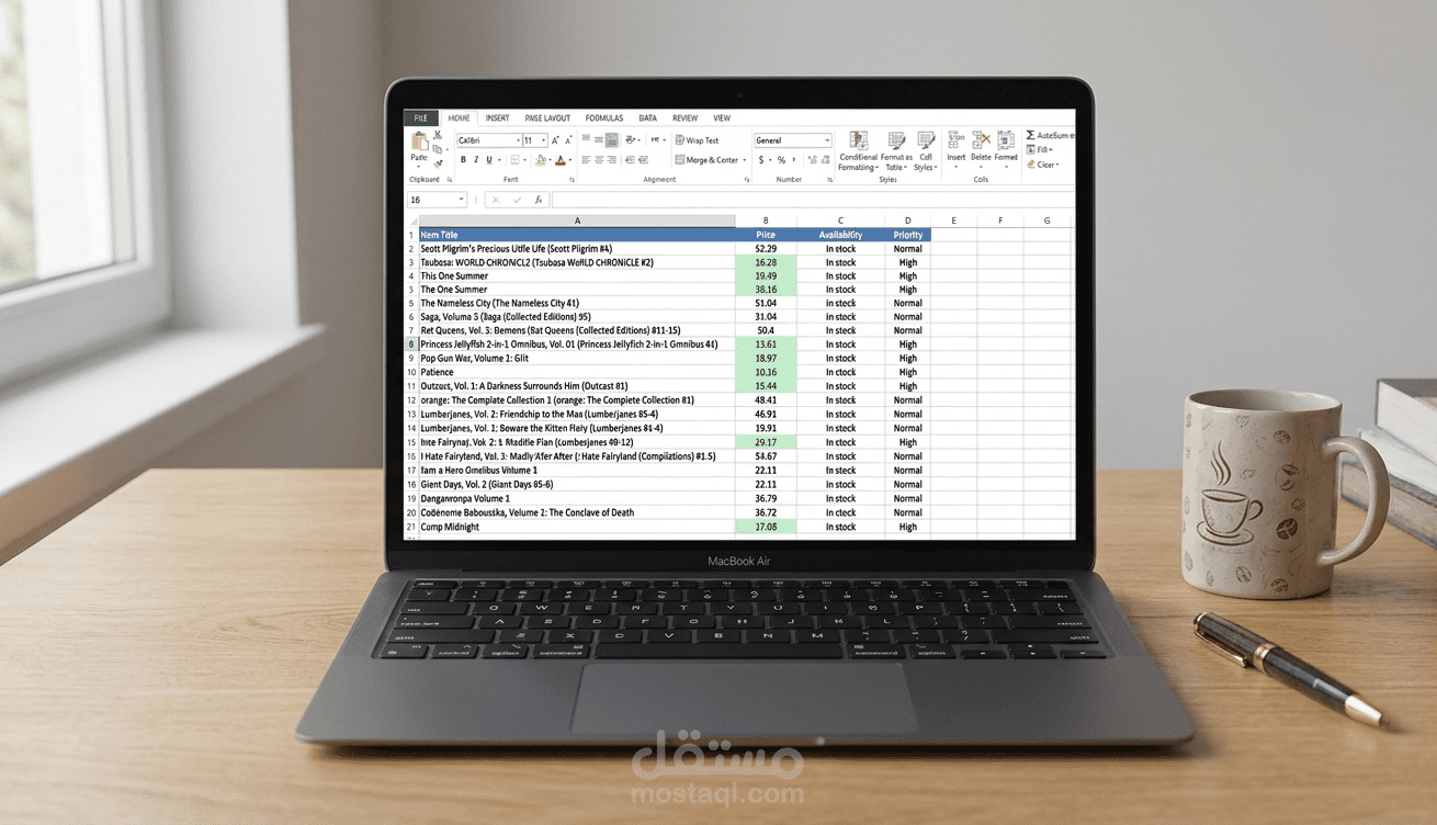 خبير Web Scraping وData Extraction لتحويل بيانات المواقع إلى تقارير Excel.