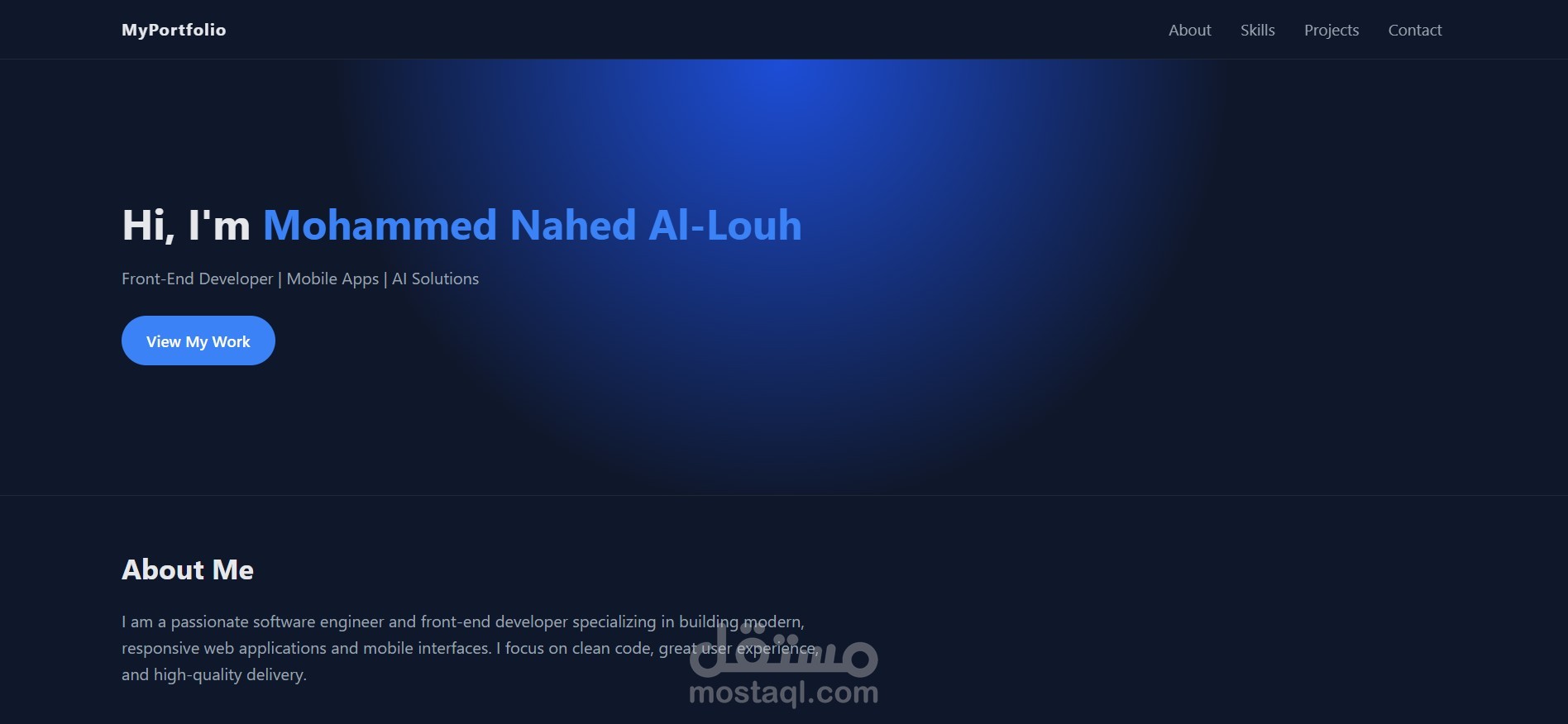 Portfolio Website