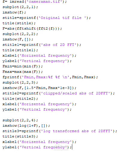 writing codes using matlab