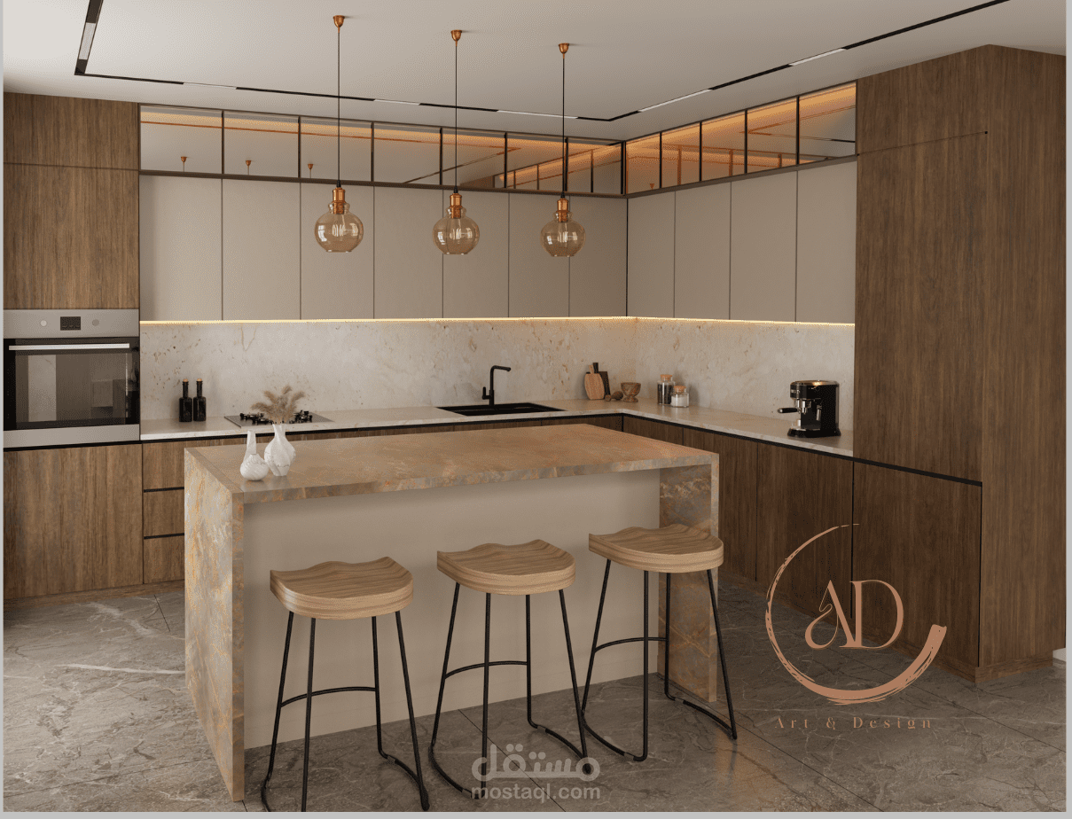 تصميم مطبخ عصري
