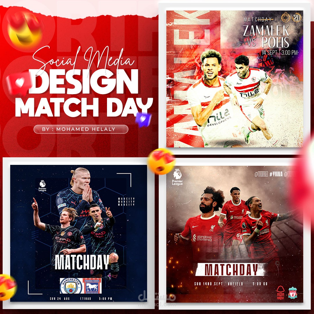 SOCIAL MEDIA DESIGN _ MATCH DAY