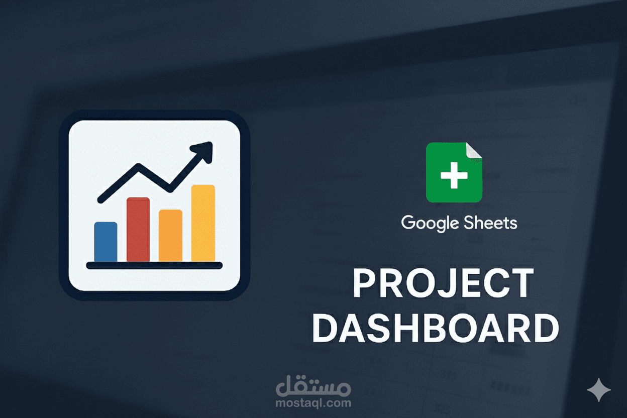 لوحة تحكم مركزية لمتابعة مشاريع الشركة – Dashboard ديناميكية بتحديث تلقائي