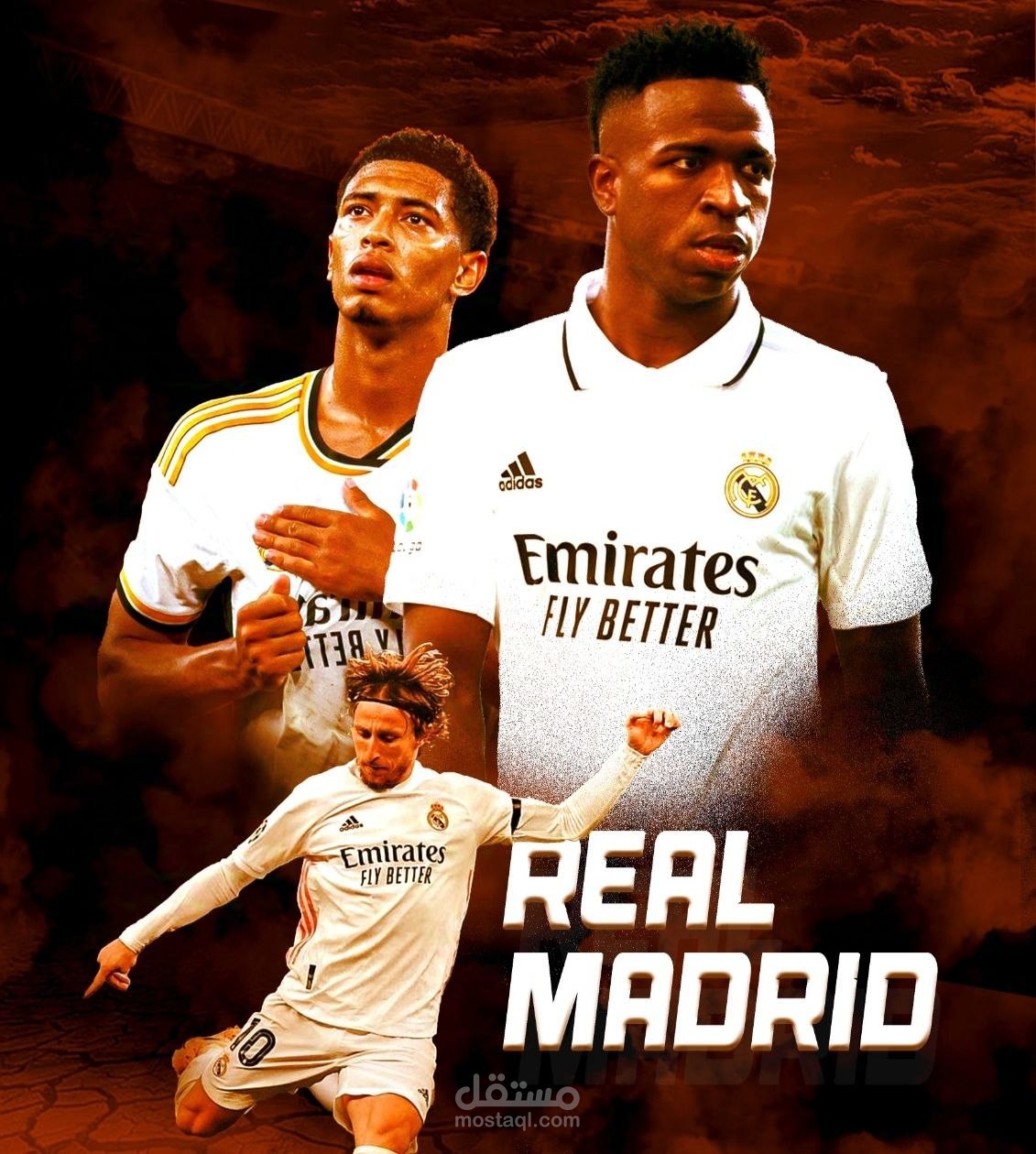 إنشاء بوستر لفريق ريال مدريد
