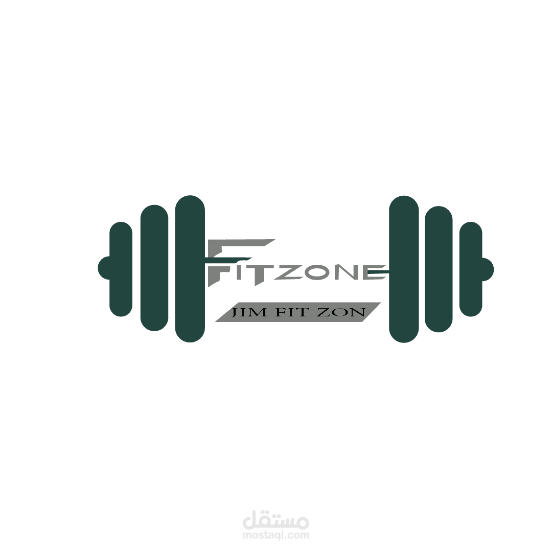 تصميم شعار و هوية بصرية لجيم fitzone