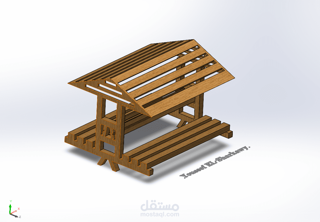تصميم 3D برجوله