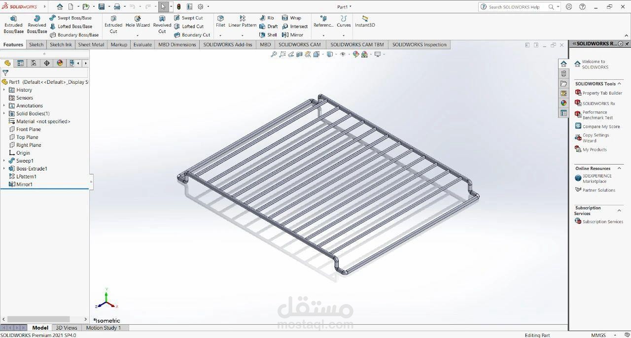 Simple 3D part
