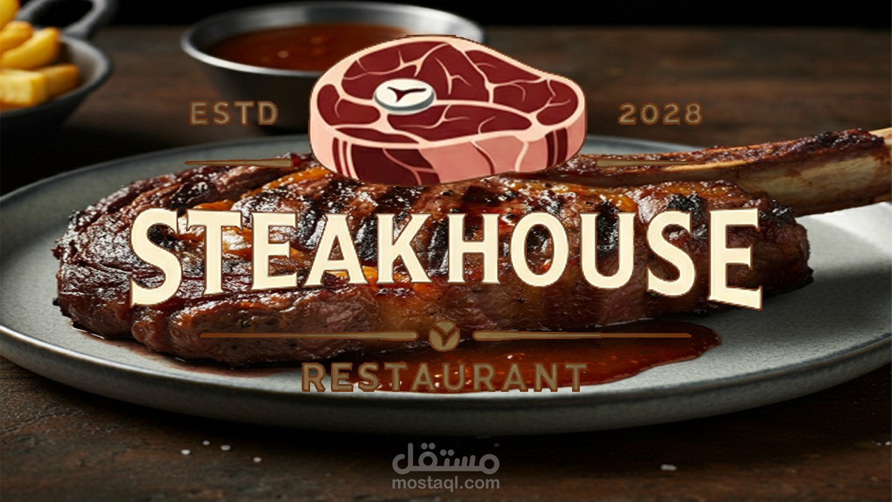 لوجو مطعم ستيك هاوس