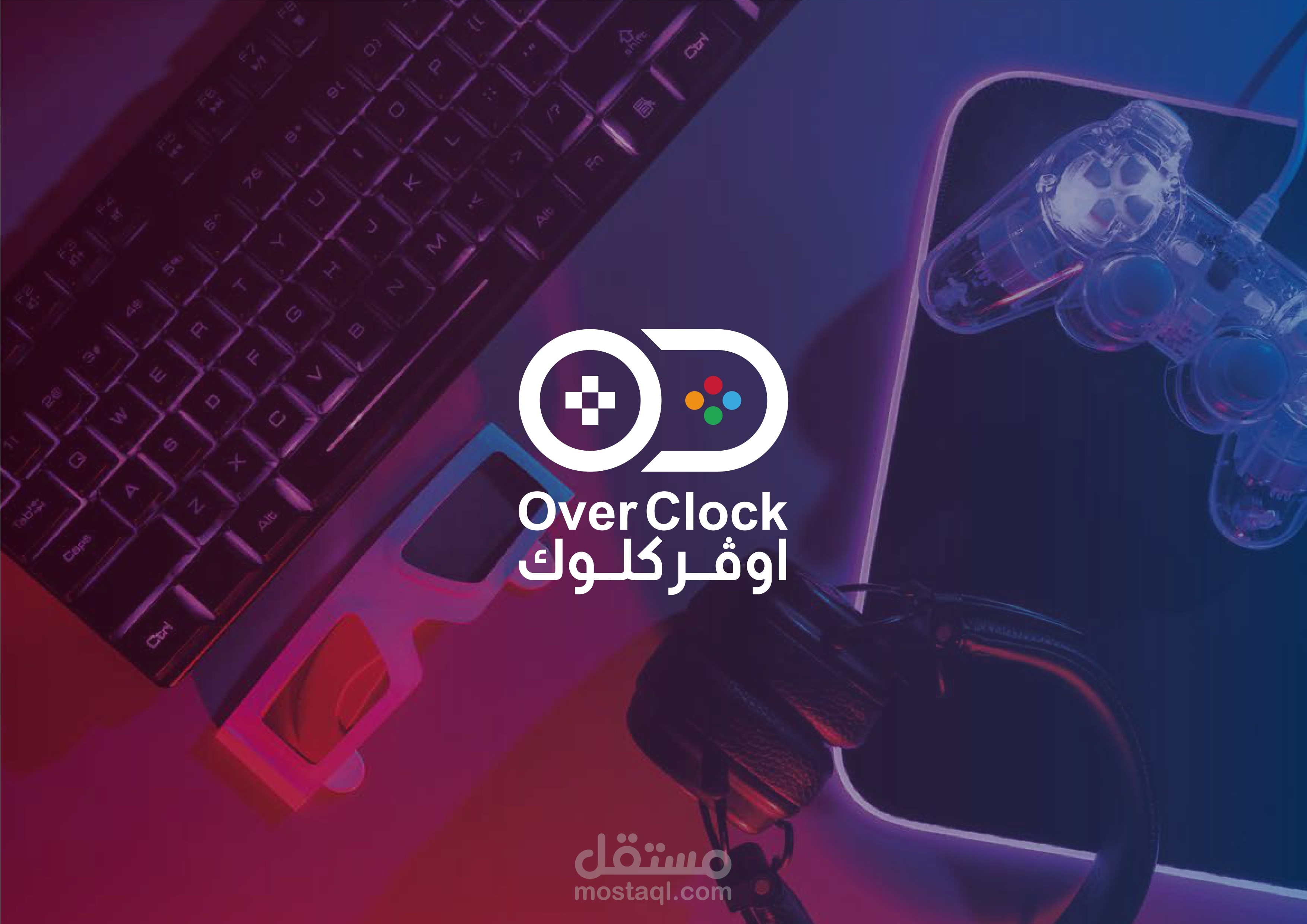 شعار موقع اوفر كلوك - Over clock