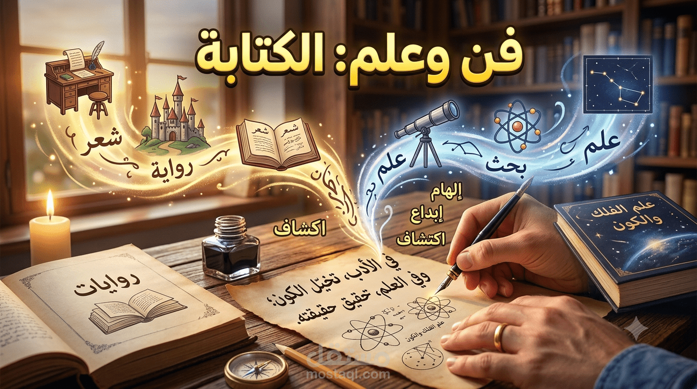 كتابة أدبية (شعر)