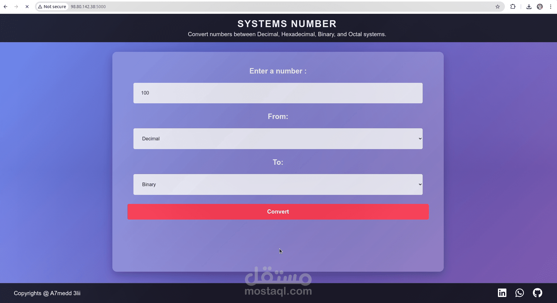 Numeral System Application