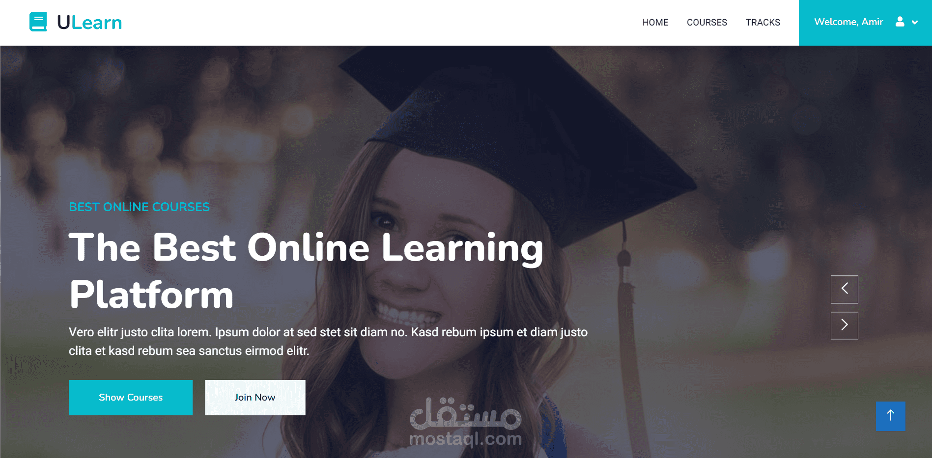 منصة تعليم إلكتروني متكاملة لإدارة الكورسات والمتعلمين