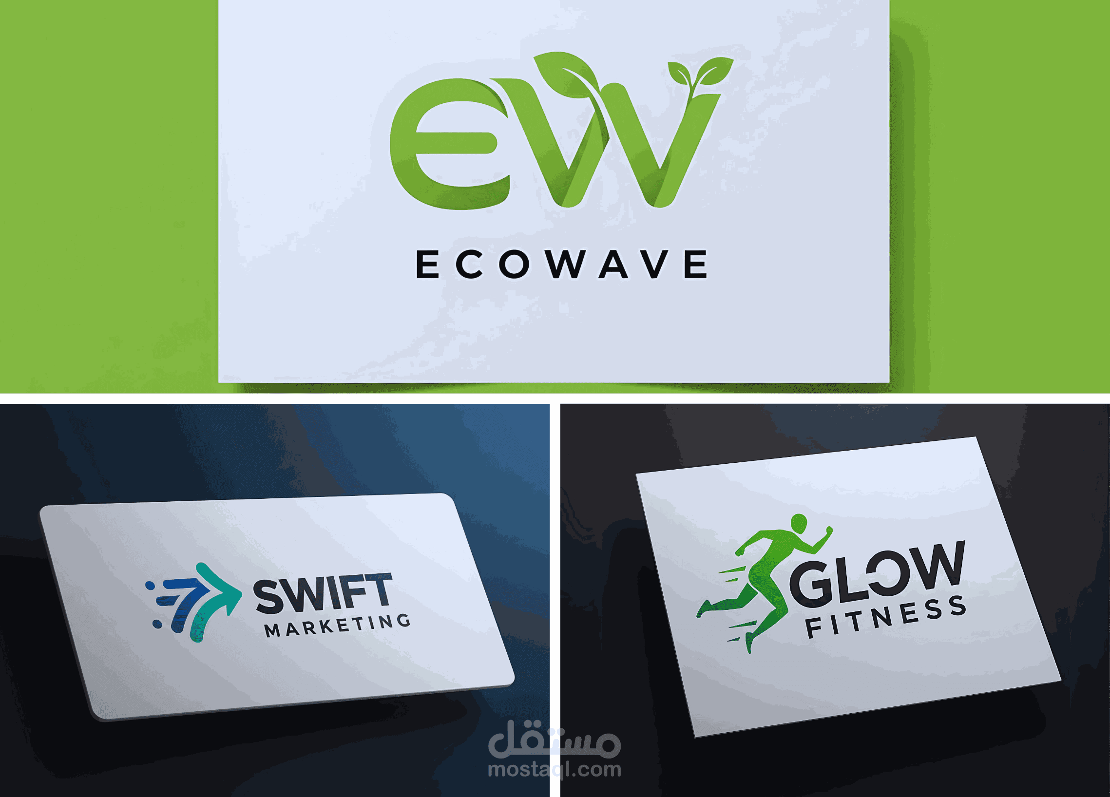 تصميم شعارات احترافية لقطاعات متنوعة: عقارات، رياضة، فن، تكنولوجيا والمزيد
