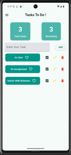 To Do List App