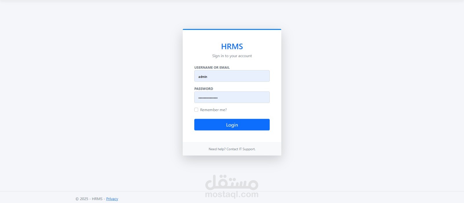 HR management system