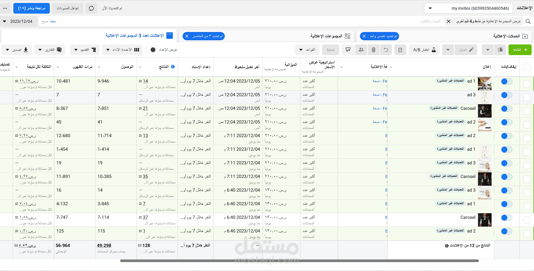 ادارة الحملات الأعلانية علي منصات التواصل Meta