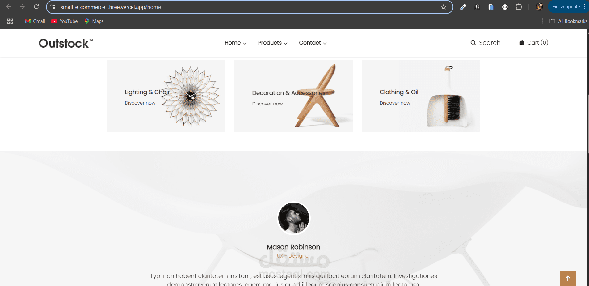 Angular E-commerce Mini Application
