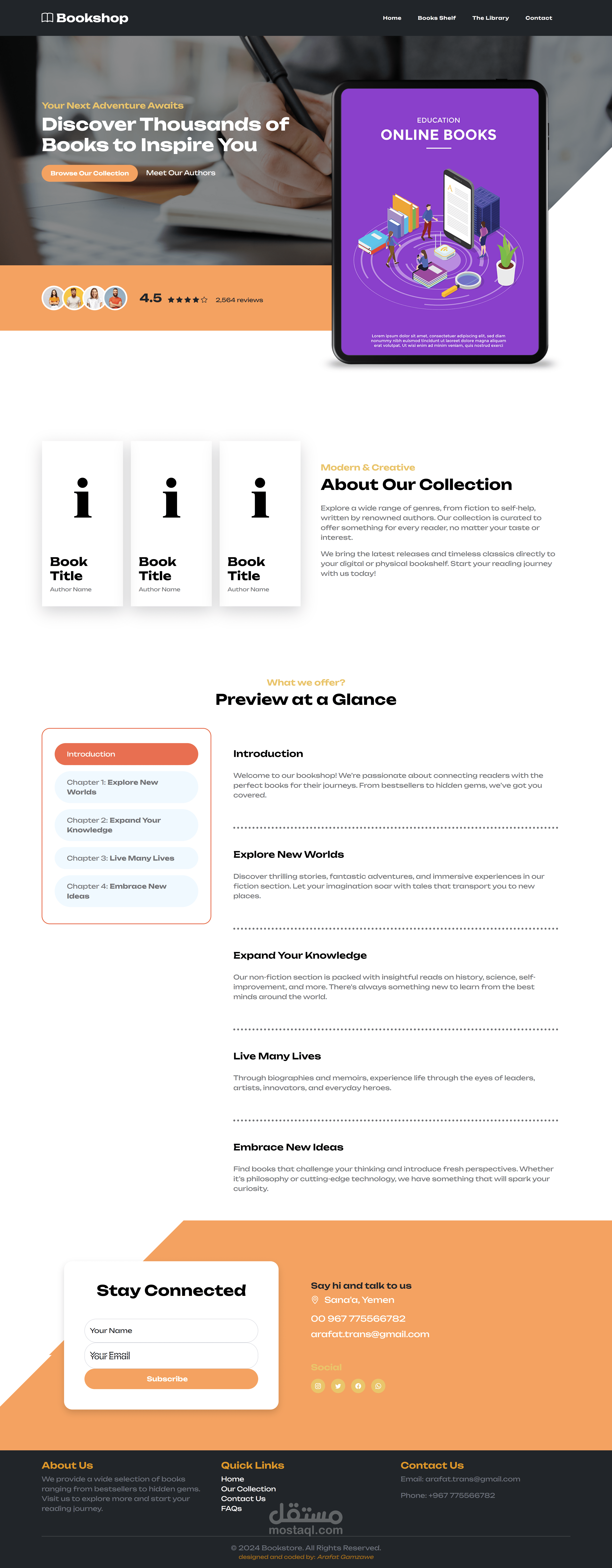 Book_shop (landing page)