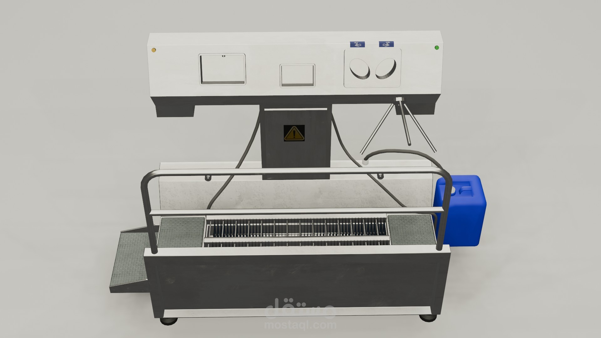 3 stage hygiene entrance unit
