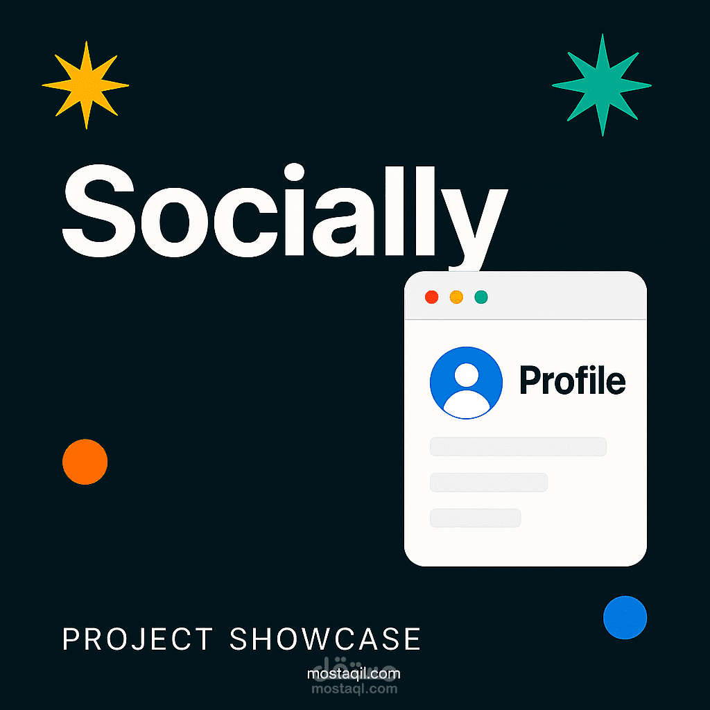 منصة تواصل اجتماعي مبسطة تهدف لمحاكاة خصائص التطبيقات الاجتماعية مثل عرض الملف الشخصي والأنشطة. التقنيات المستخدمة: Next.js، Tailwind CSS