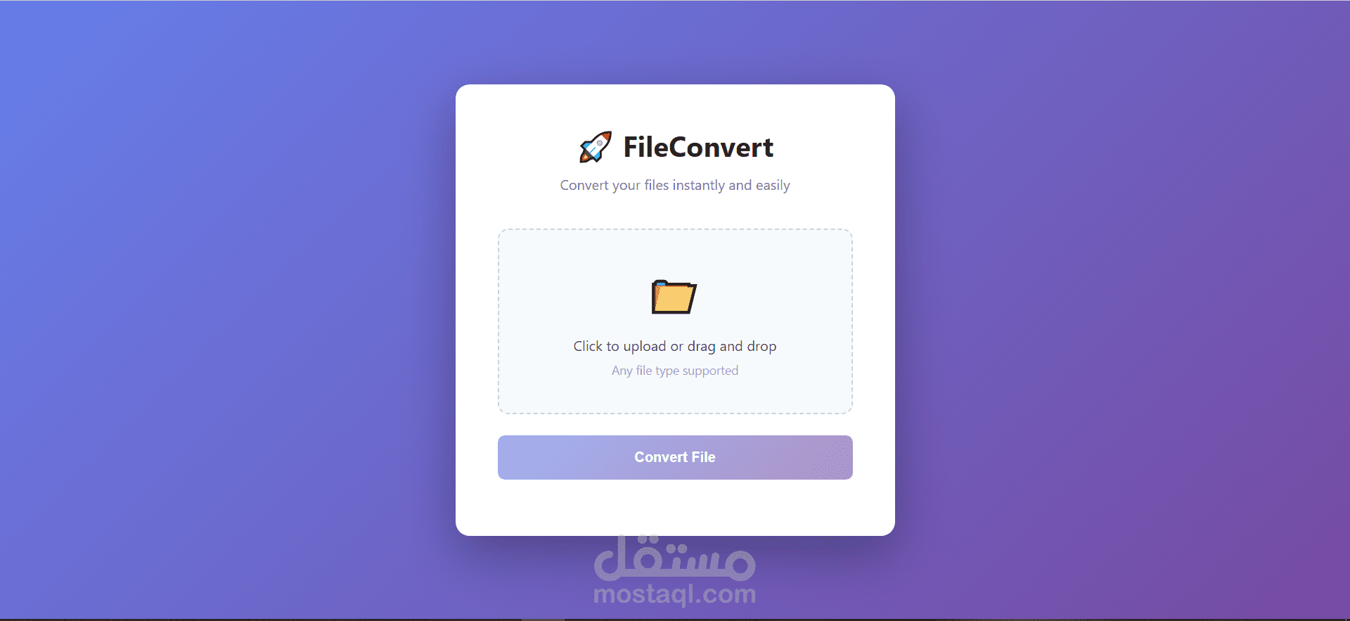 Prototype MVP File Upload