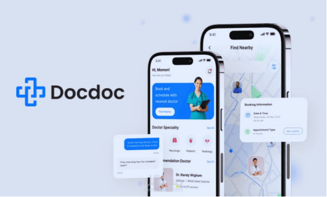 Docdoc Application | تطبيق لتسهيل حجز مواعيد الطبيب | مستقل