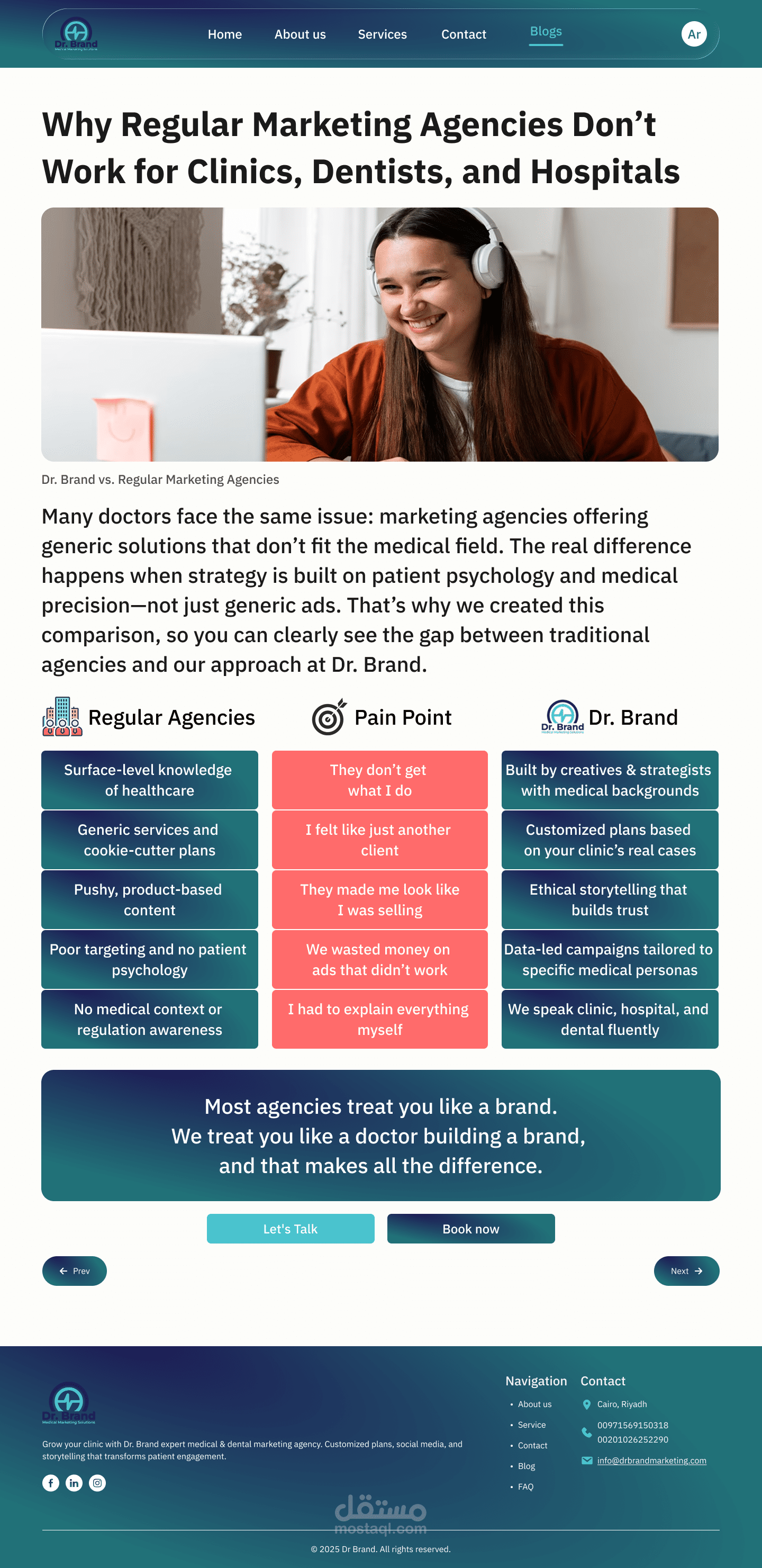 Dr Brand Website