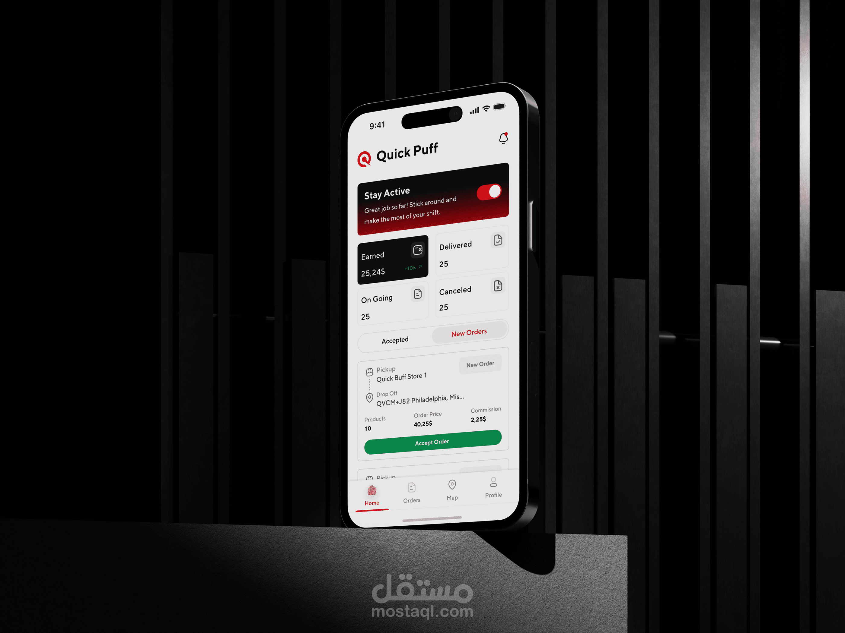 Quick Buff -Delivery App