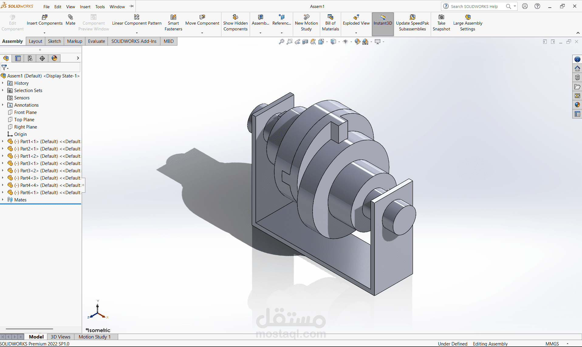 Oldham Couplings – SolidWorks