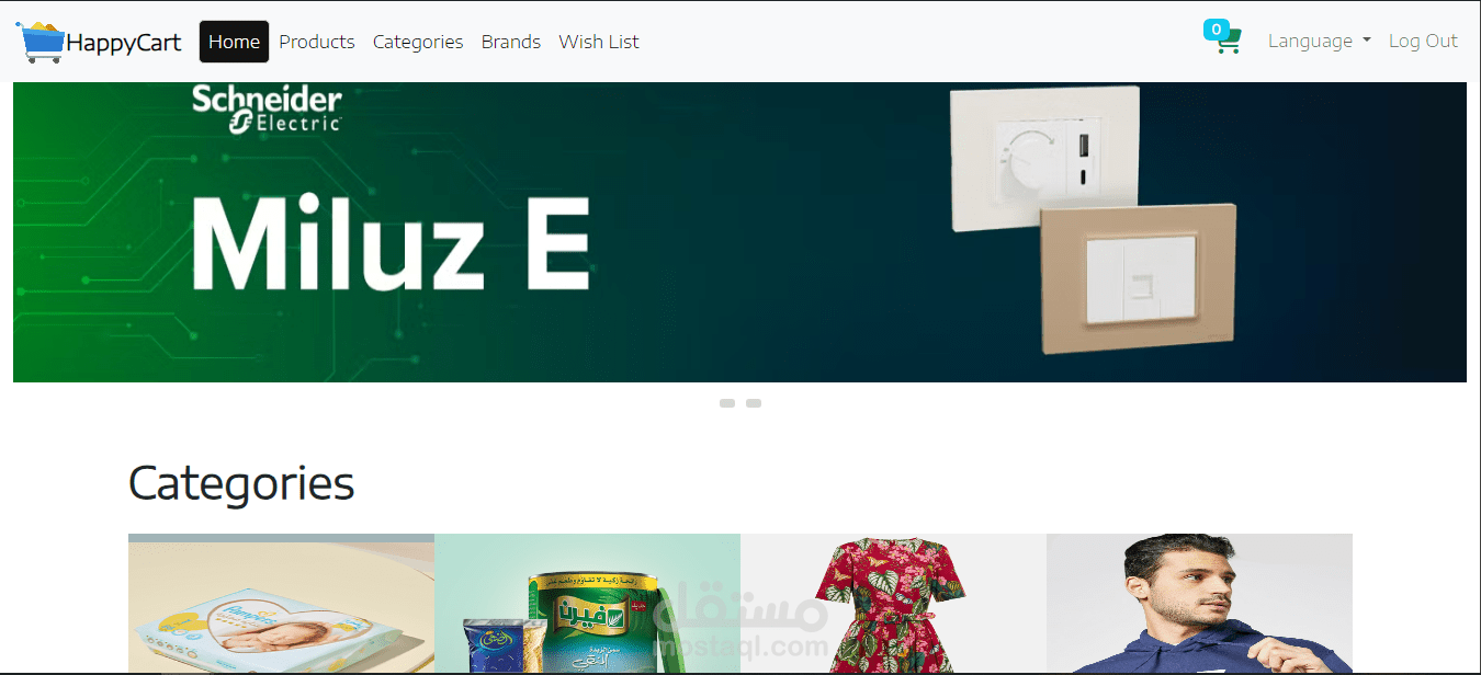 Happy Cart-Ecommerce (Angular)