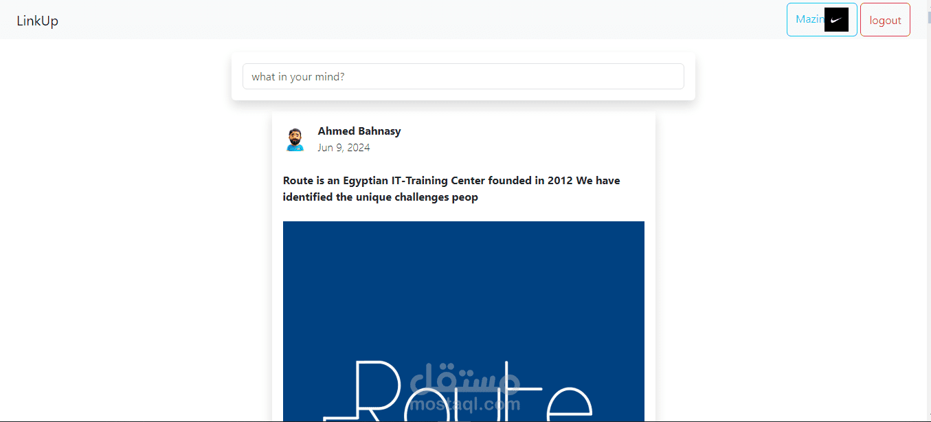 Link-up Social App (Angular)