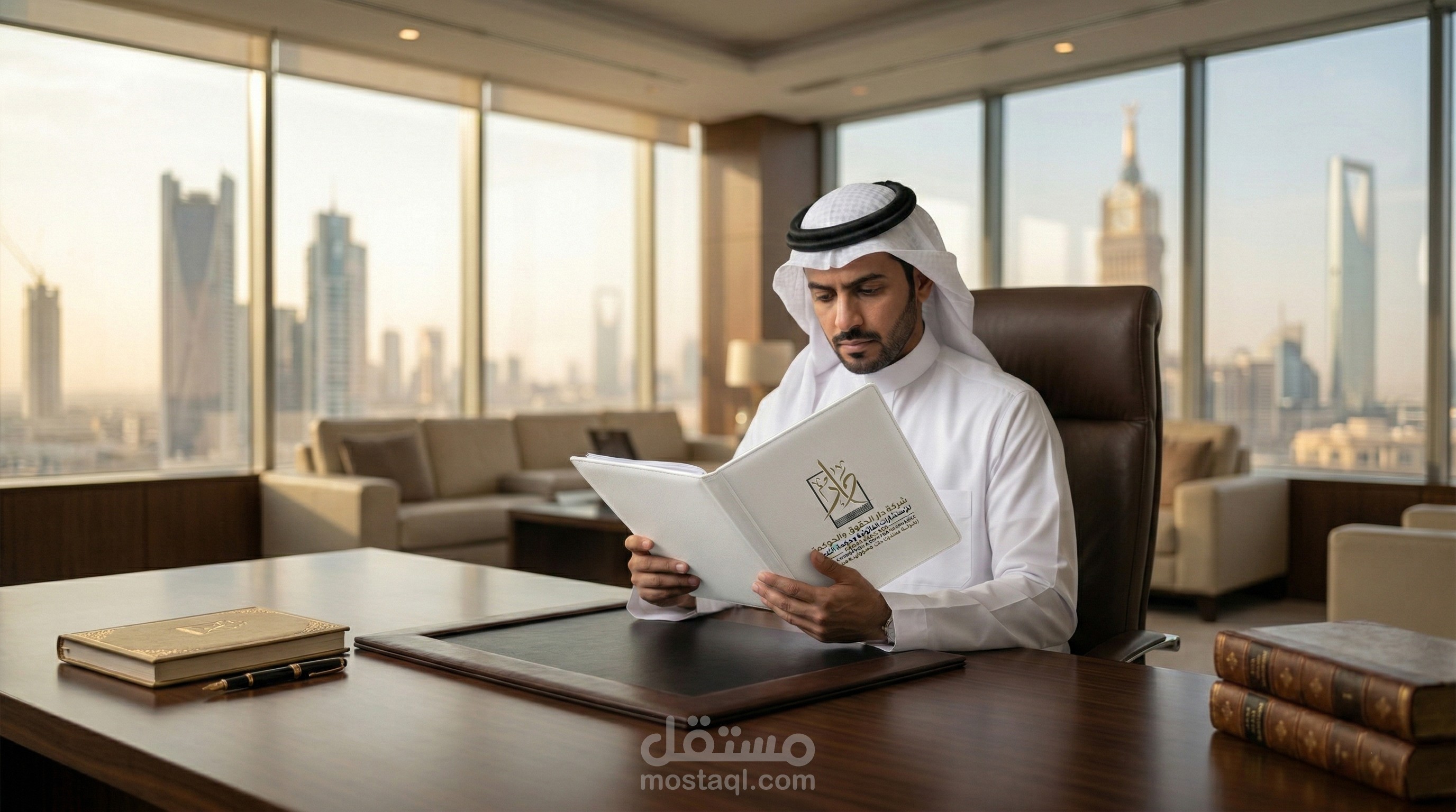 اعلان لي دار الحقوق والحوكمة مع مونتاج احترافي
