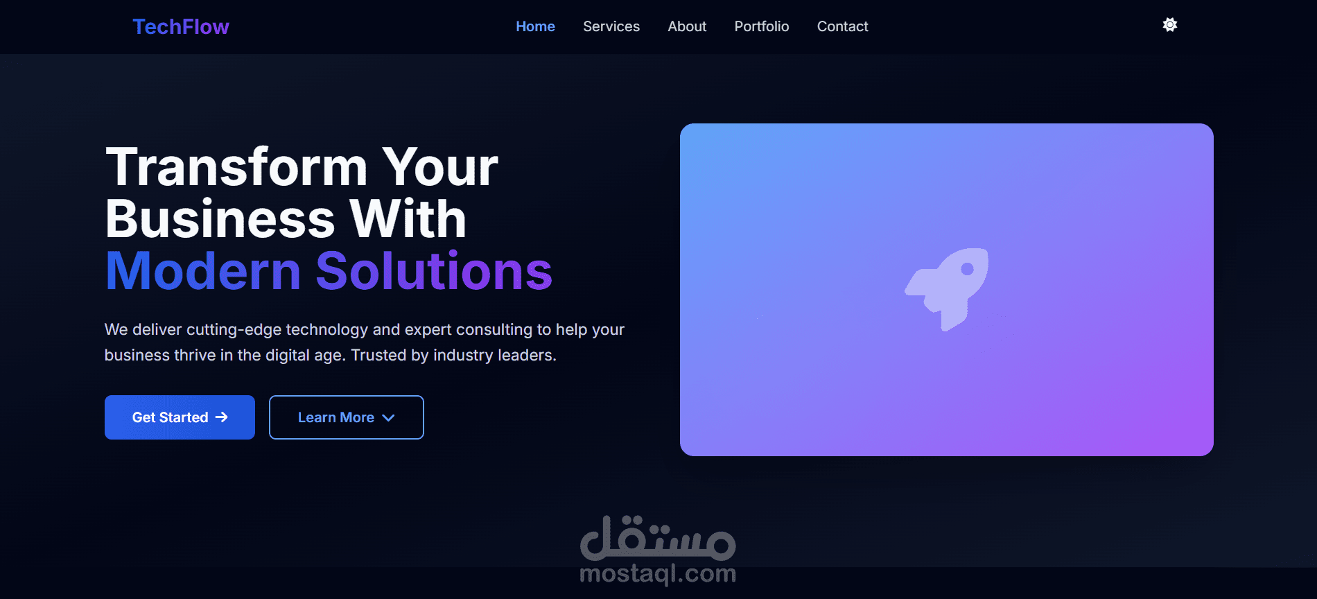 Modern Responsive Business Website