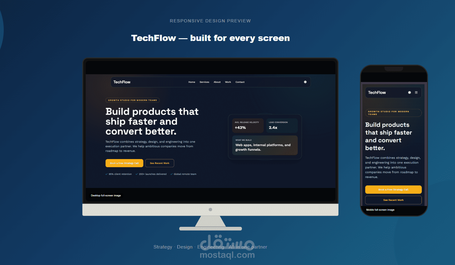 Modern Responsive Business Website