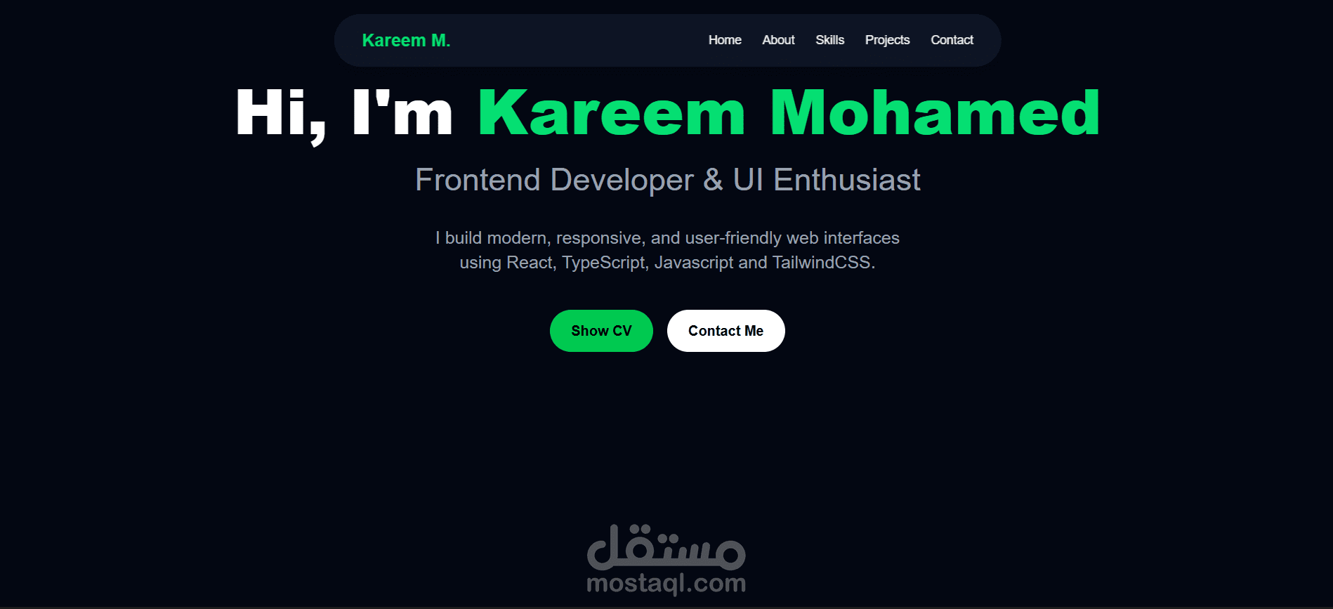 Landing Page