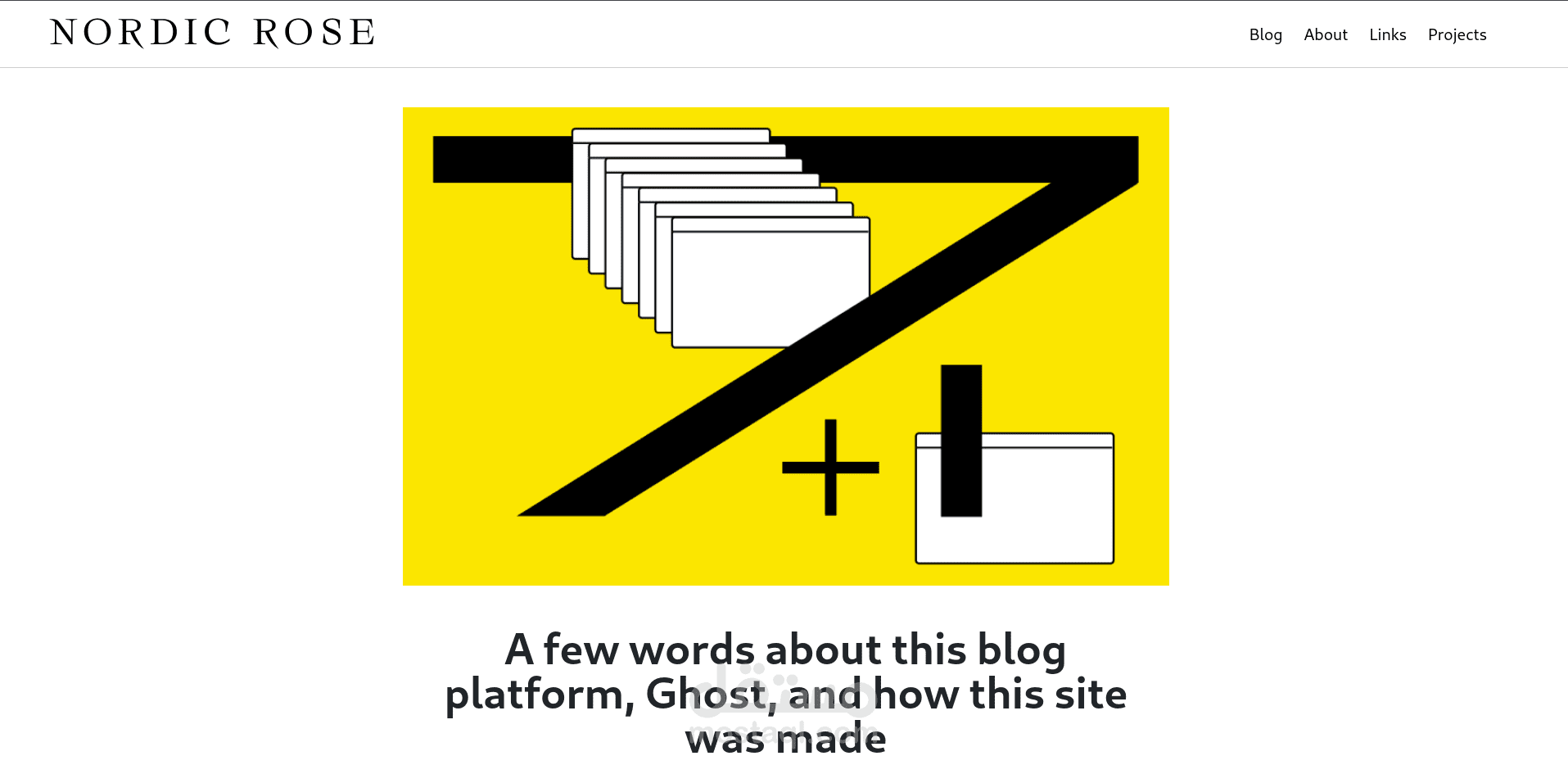 landing page