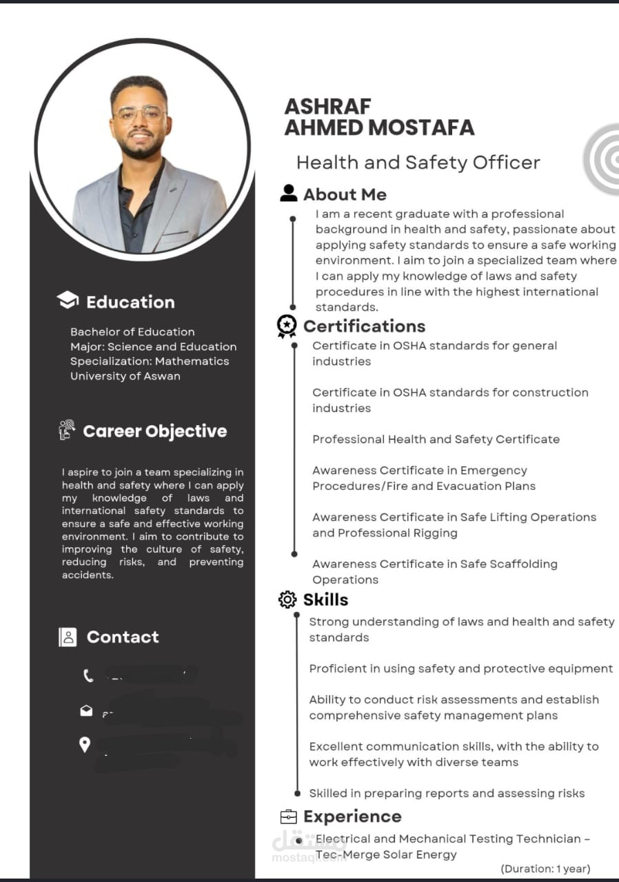 خدمة كتابة CV احترافي وفق معايير سوق العمل