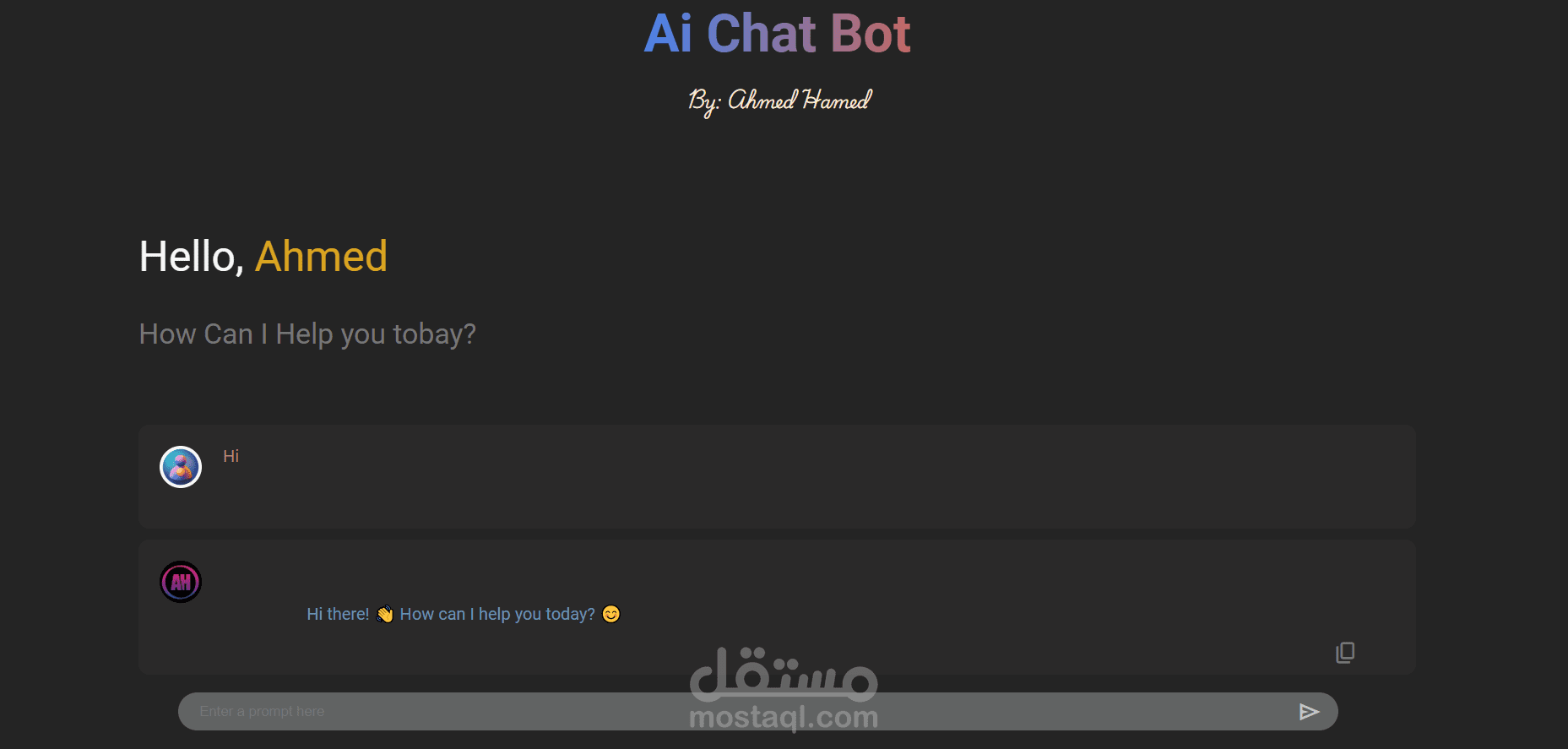 Ai chat bot