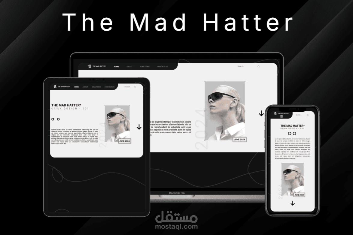 تصميم وتكويد صفحة هبوط أنيقة باستخدام SCSS وHTML