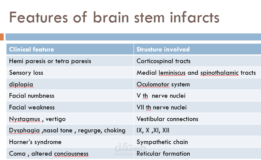 Diagnosis of Stroke and TIA