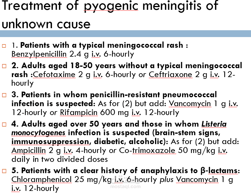 Approach to patient with Meningitis