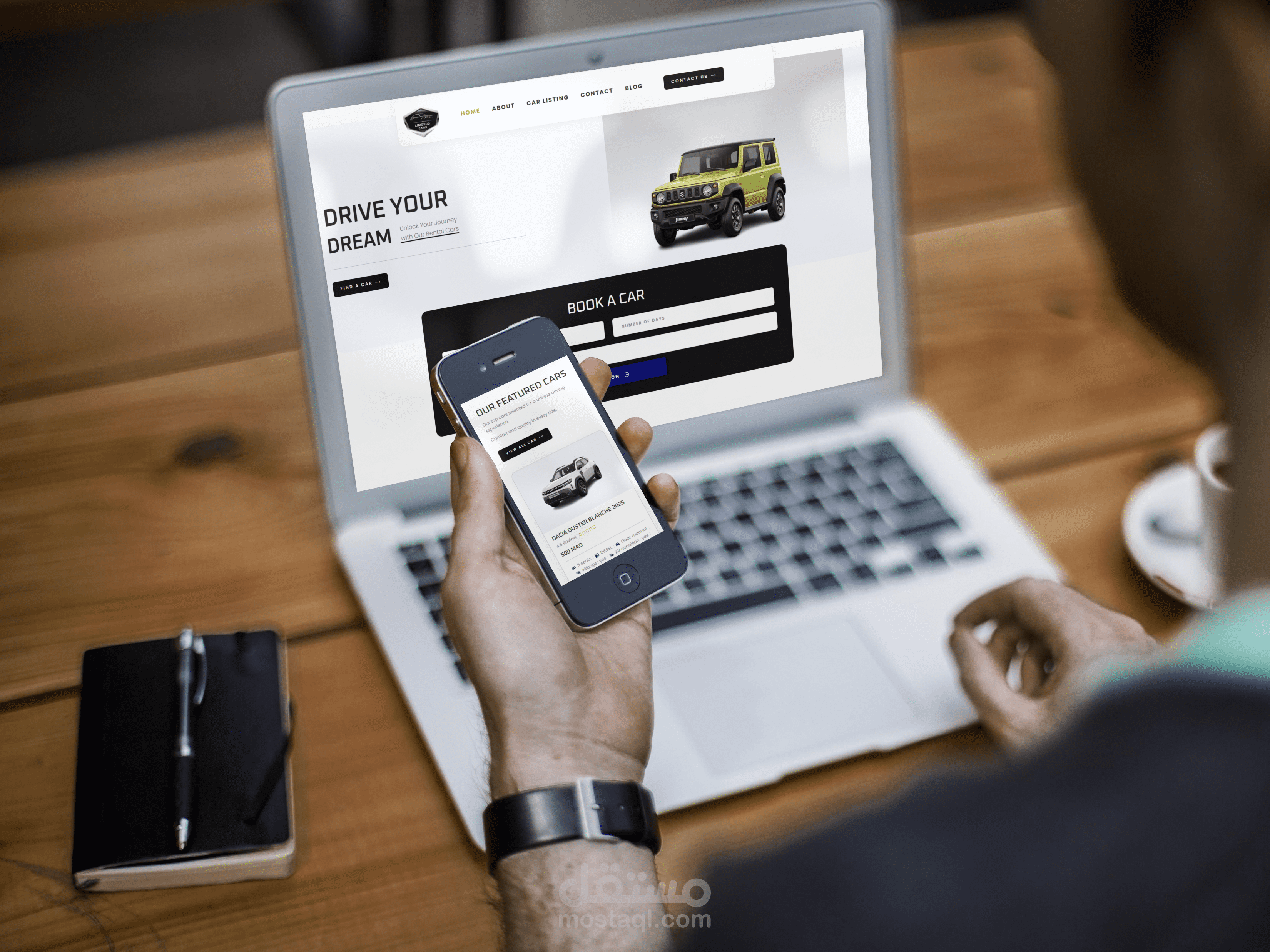 موقع خاص بتاجير السيارات