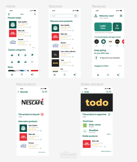 تصميم واجهة برنامج cott