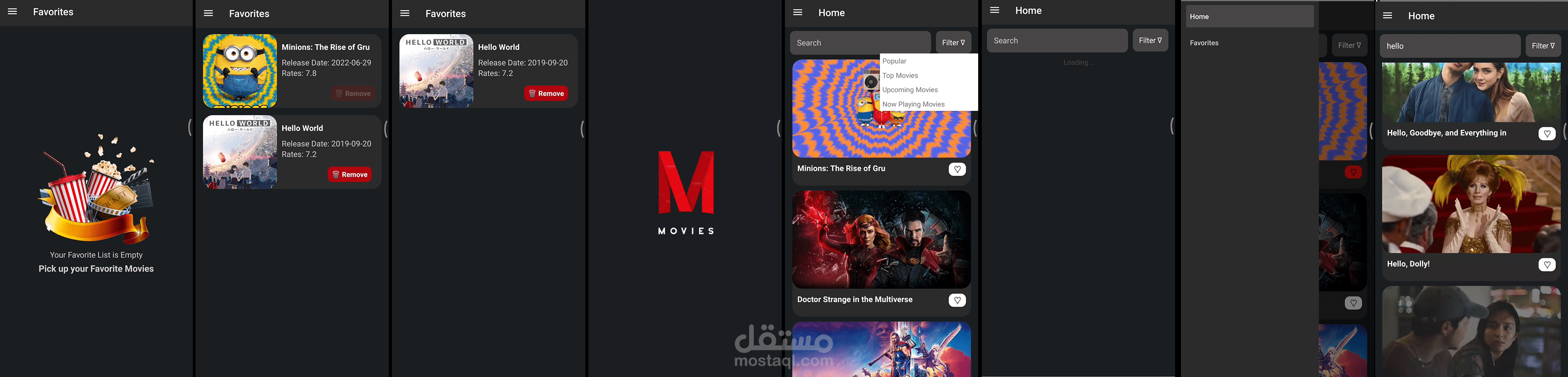 تطوير تطبيق أفلام باستخدام React Native CLI