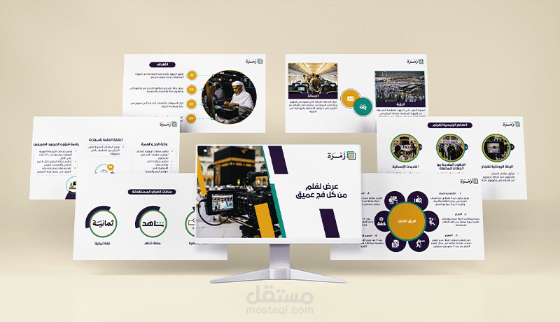 عرض تقديمي لتصوير فيلم في الحرم المكي